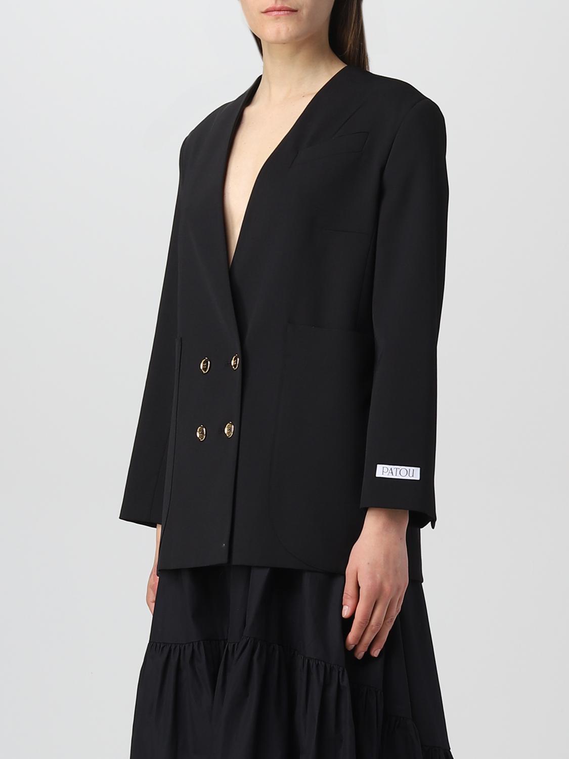 PATOU GIACCA: Giacca donna Patou, Nero - Img 4