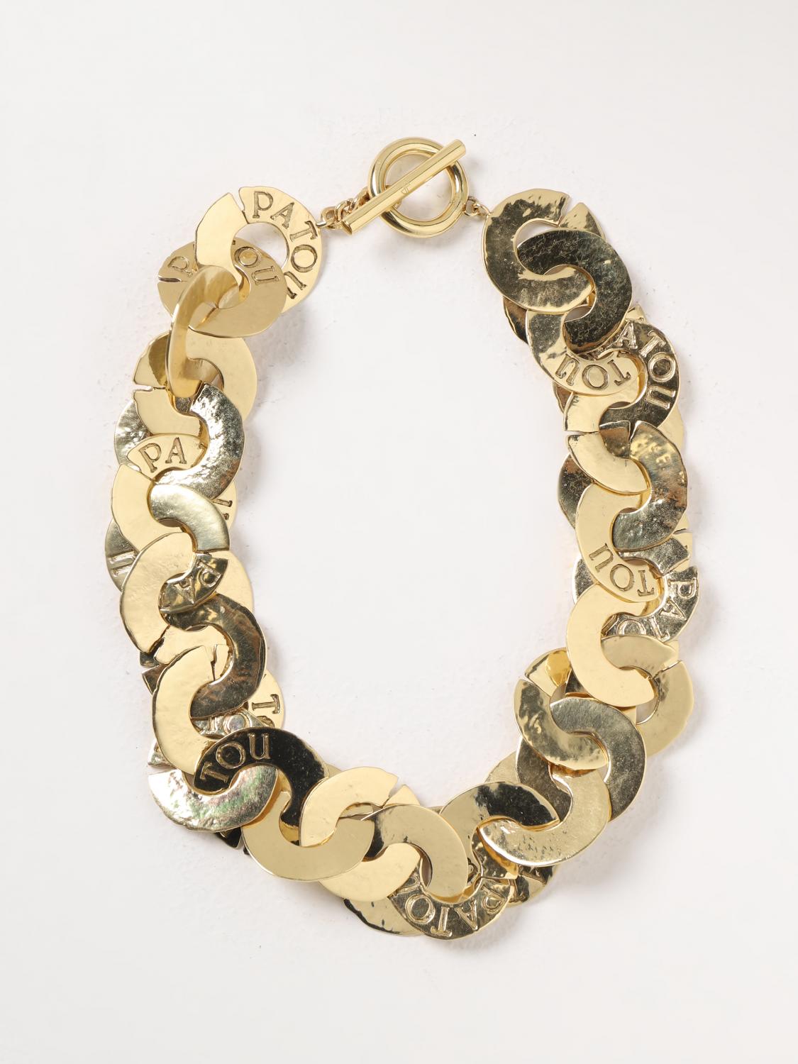 PATOU GIOIELLO: Collana Patou in metallo, Oro - Img 1