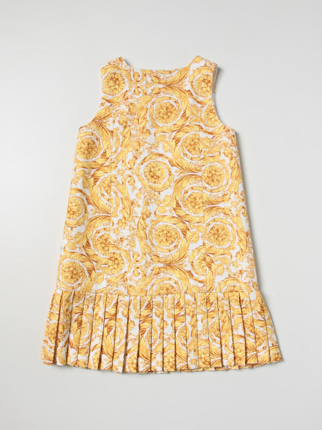 VERSACE VESTIDO: Vestido niños Versace Young, Blanco - Img 2