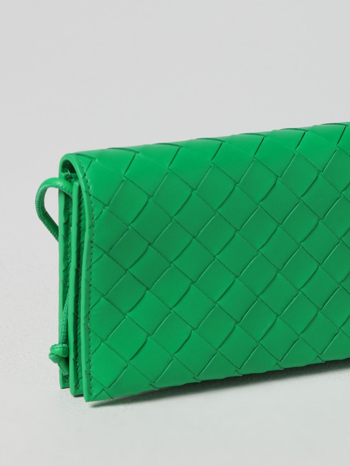 BOTTEGA VENETA MINI BAG: Wallet woman Bottega Veneta, Green - Img 3