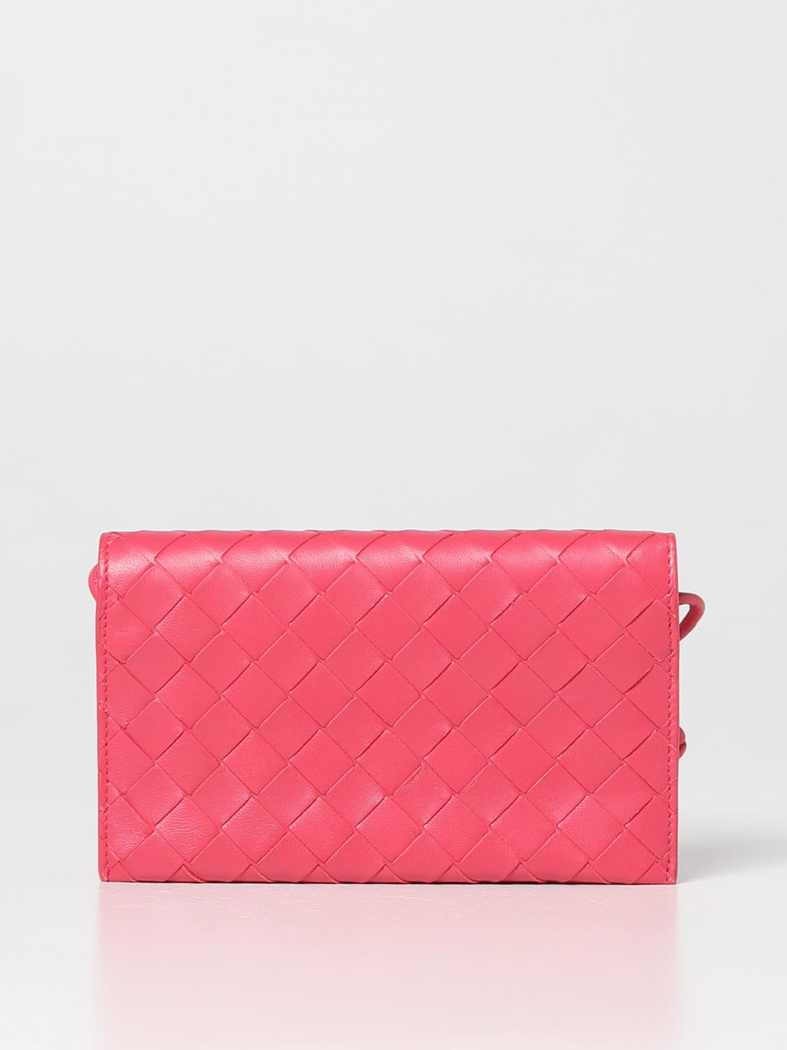 BOTTEGA VENETA MINI BAG: Wallet woman Bottega Veneta, Red - Img 1