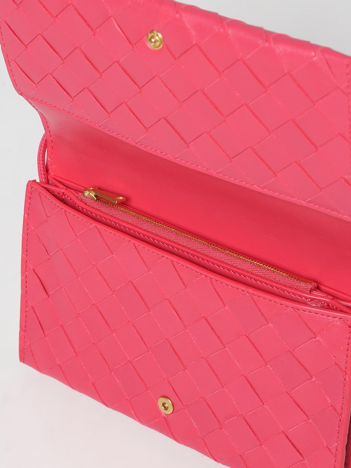 BOTTEGA VENETA MINI BAG: Wallet woman Bottega Veneta, Red - Img 4