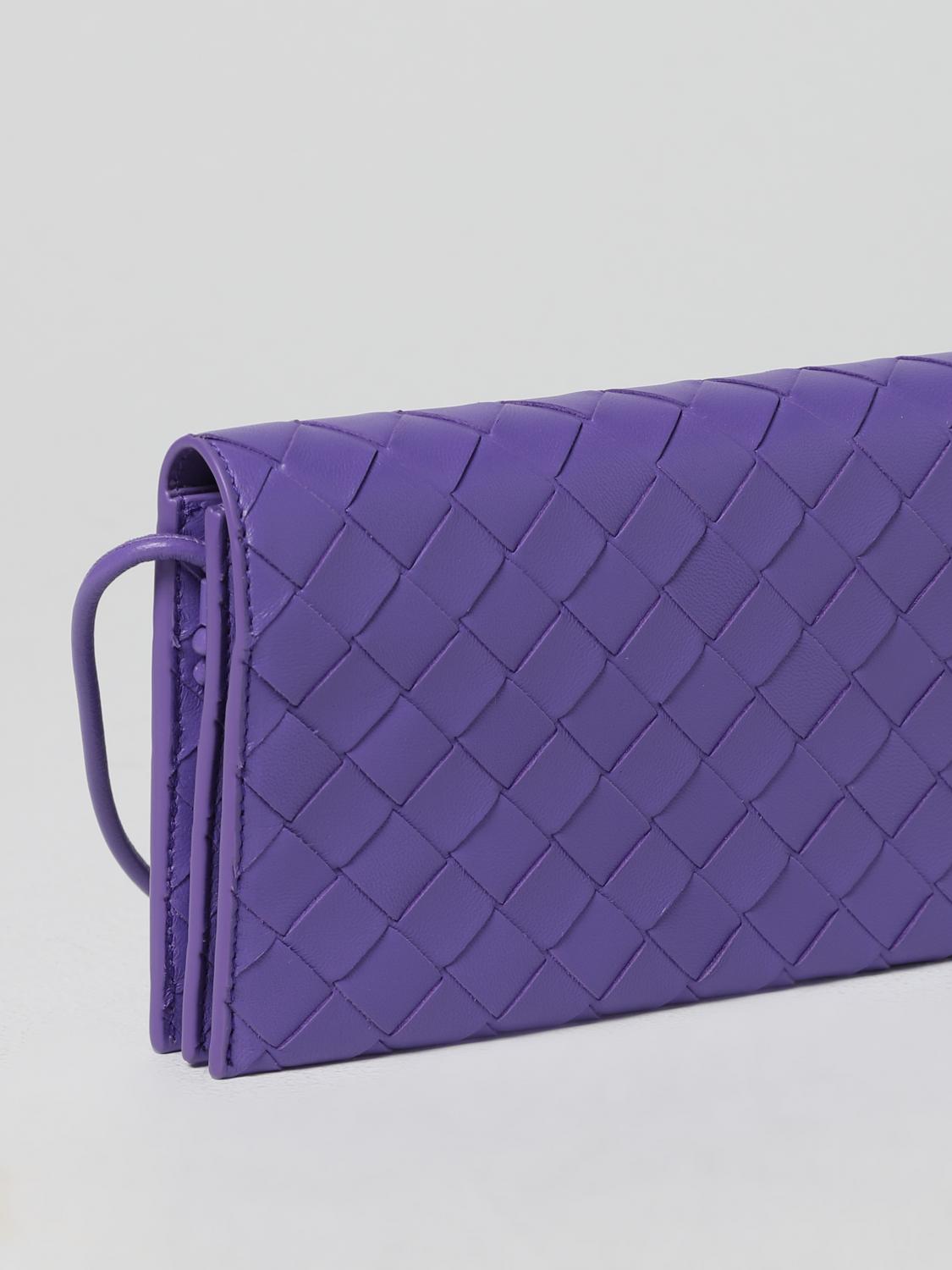 BOTTEGA VENETA MINI BAG: Wallet woman Bottega Veneta, Violet - Img 3