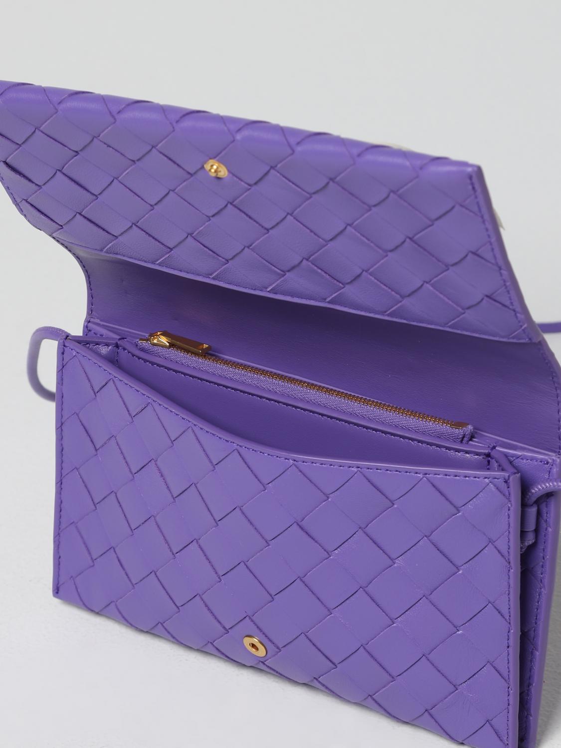BOTTEGA VENETA MINI BAG: Wallet woman Bottega Veneta, Violet - Img 4