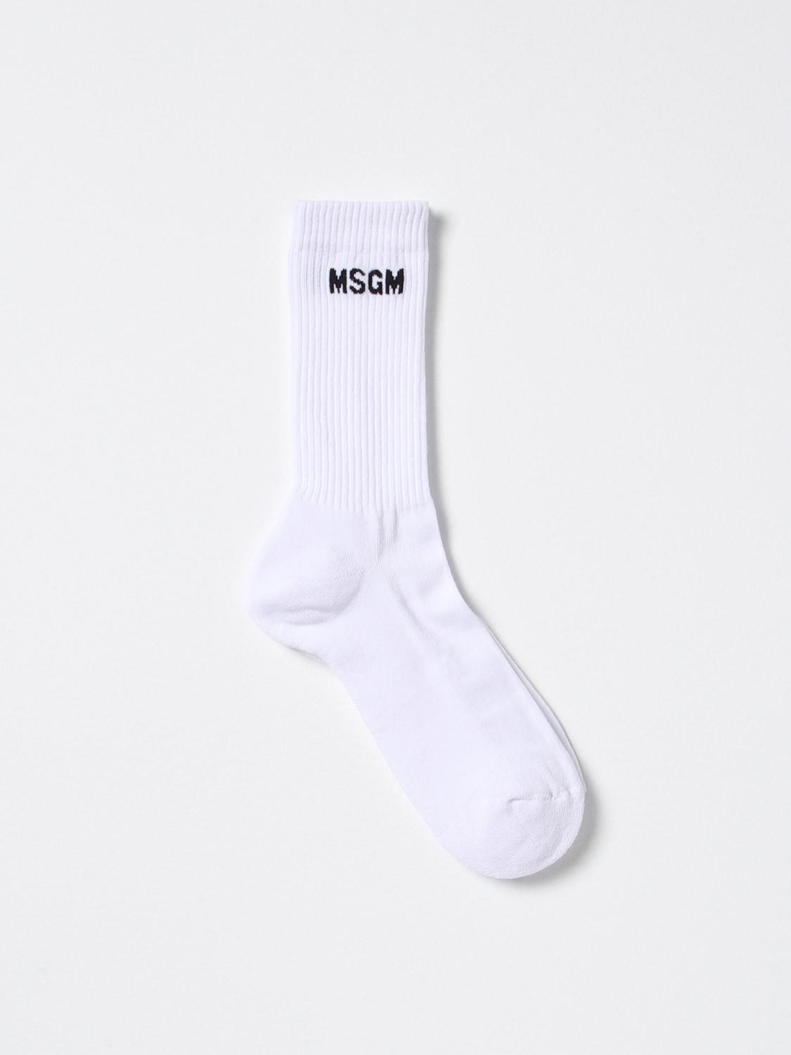 MSGM CALCETINES: Lencería mujer MSGM, Blanco - Img 1