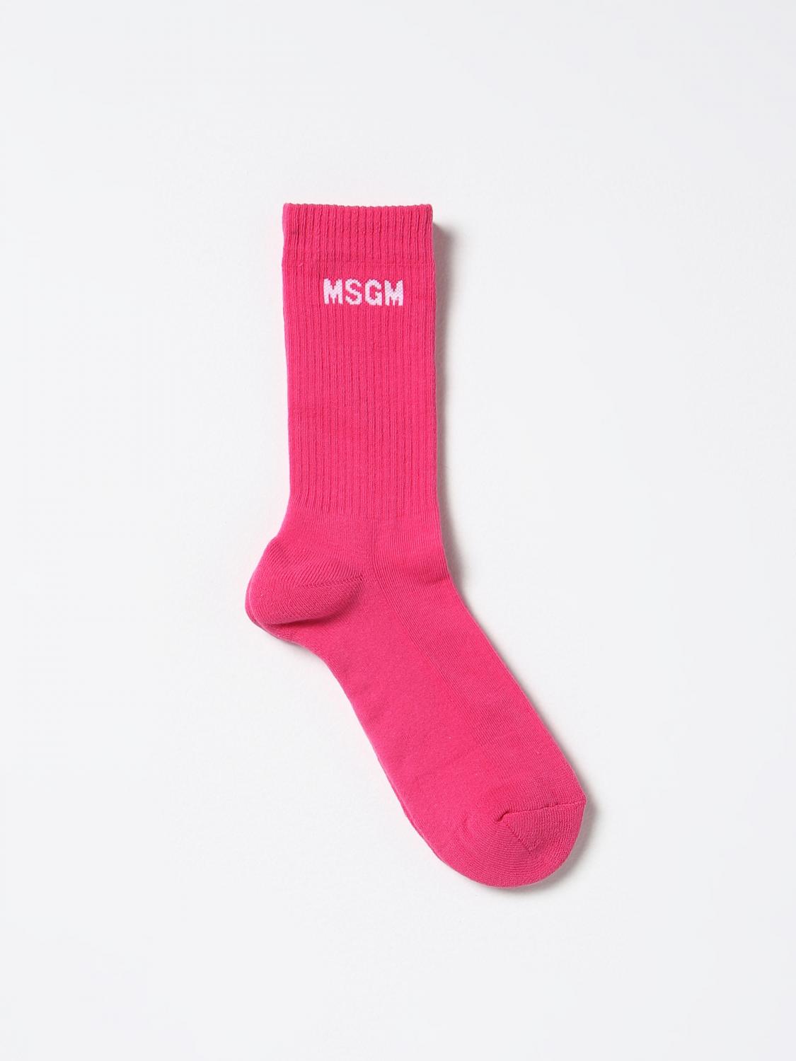 MSGM CALCETINES: Lencería mujer MSGM, Fucsia - Img 1