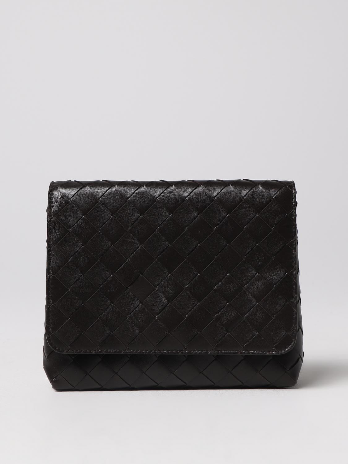 BOTTEGA VENETA BORSA MINI: Borsa Bottega Veneta in pelle intrecciata, Marrone - Img 1