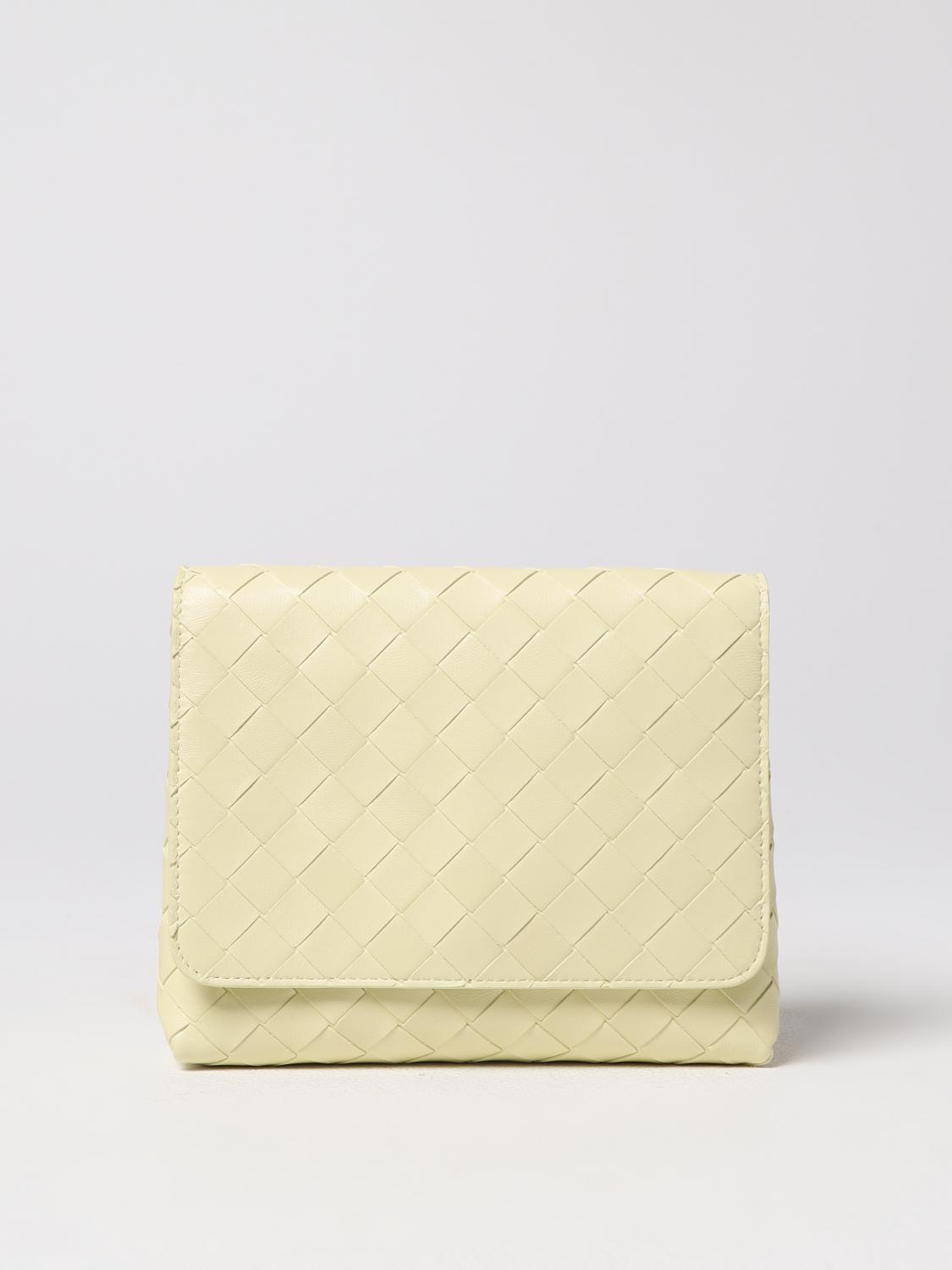 BOTTEGA VENETA BORSA MINI: Borsa Bottega Veneta in pelle intrecciata, Panna - Img 1