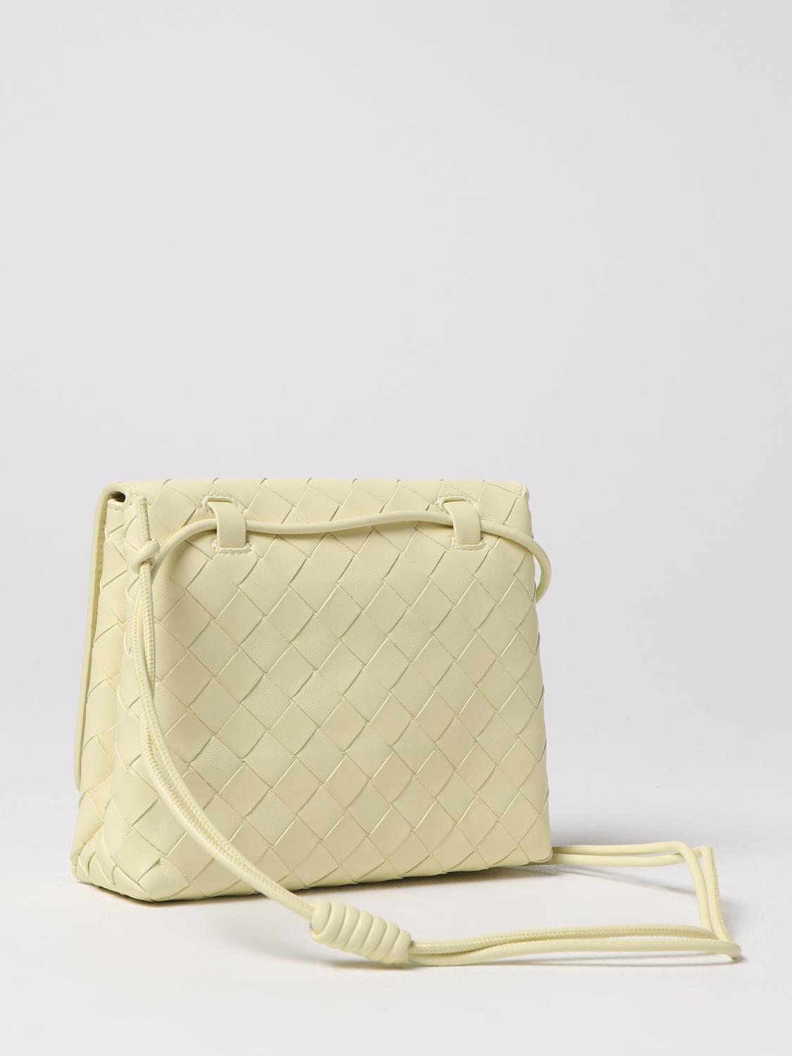 BOTTEGA VENETA BORSA MINI: Borsa Bottega Veneta in pelle intrecciata, Panna - Img 2