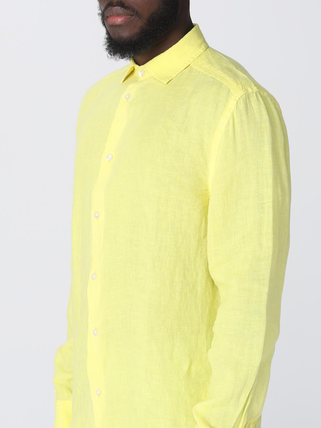 PEUTEREY CAMICIA: Camicia Peuterey in lino, Giallo - Img 3