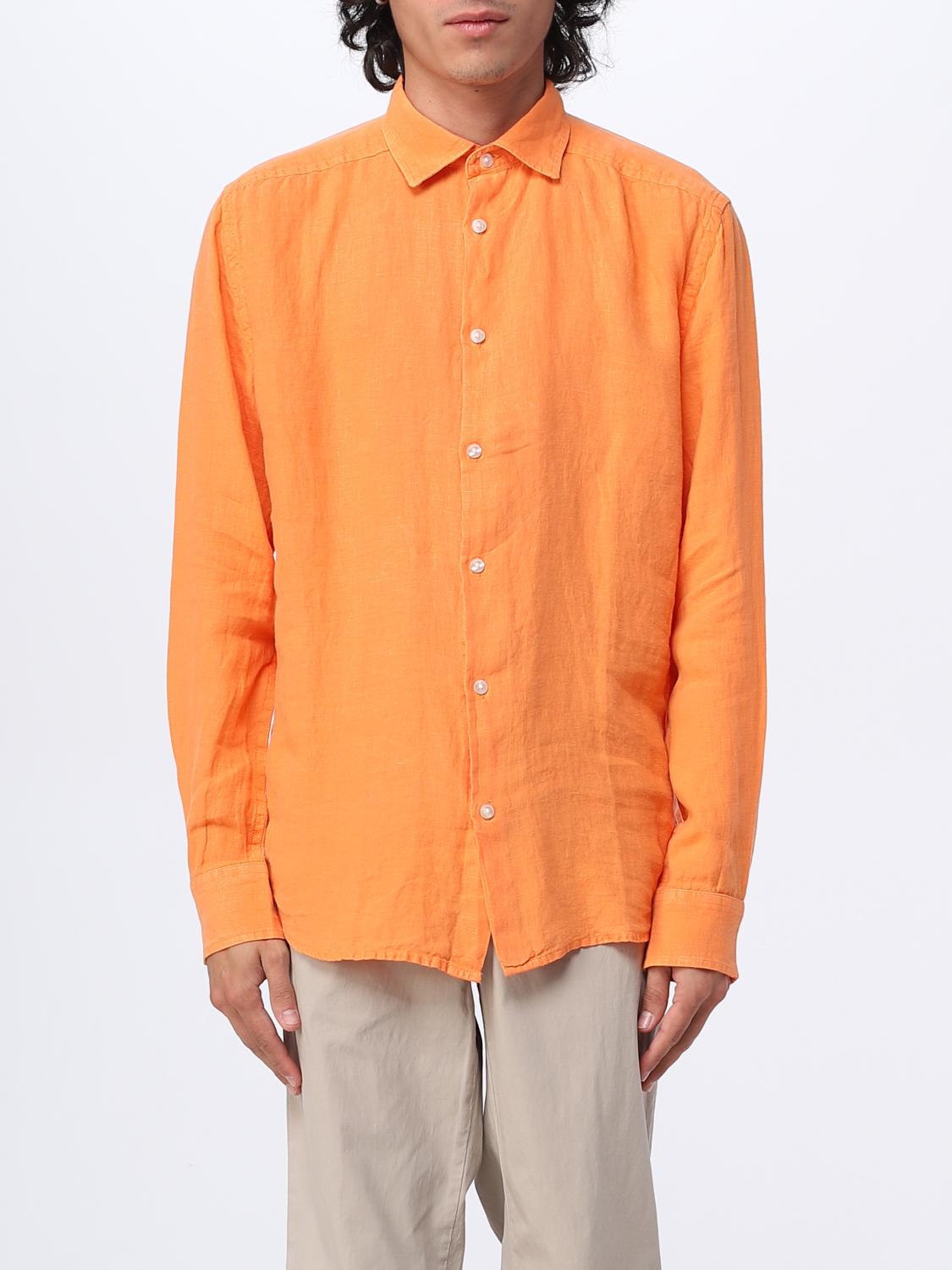 PEUTEREY CAMICIA: Camicia Peuterey in lino, Arancione - Img 1