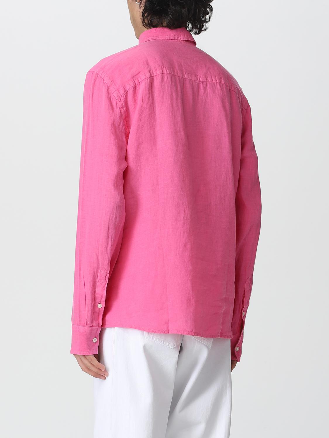 PEUTEREY CAMICIA: Camicia Peuterey in lino, Fuxia - Img 2