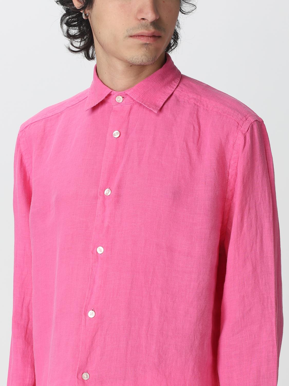 PEUTEREY CAMICIA: Camicia Peuterey in lino, Fuxia - Img 3