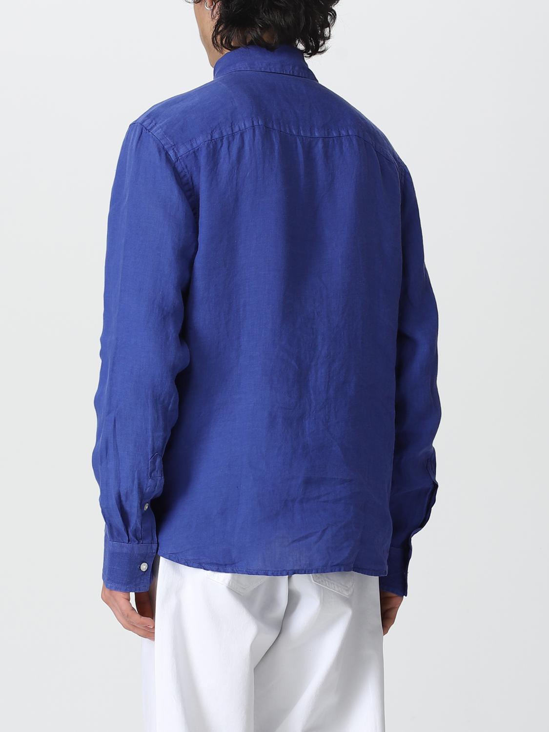 PEUTEREY CAMICIA: Camicia Peuterey in lino, Blue Navy - Img 2