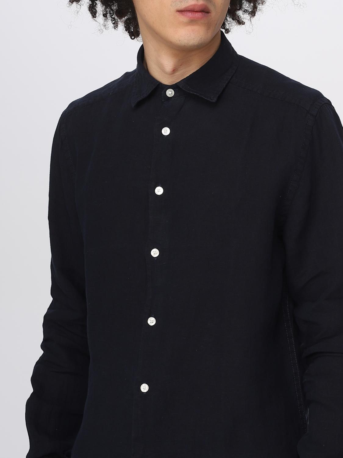 PEUTEREY CAMICIA: Camicia Peuterey in lino, Marine - Img 3