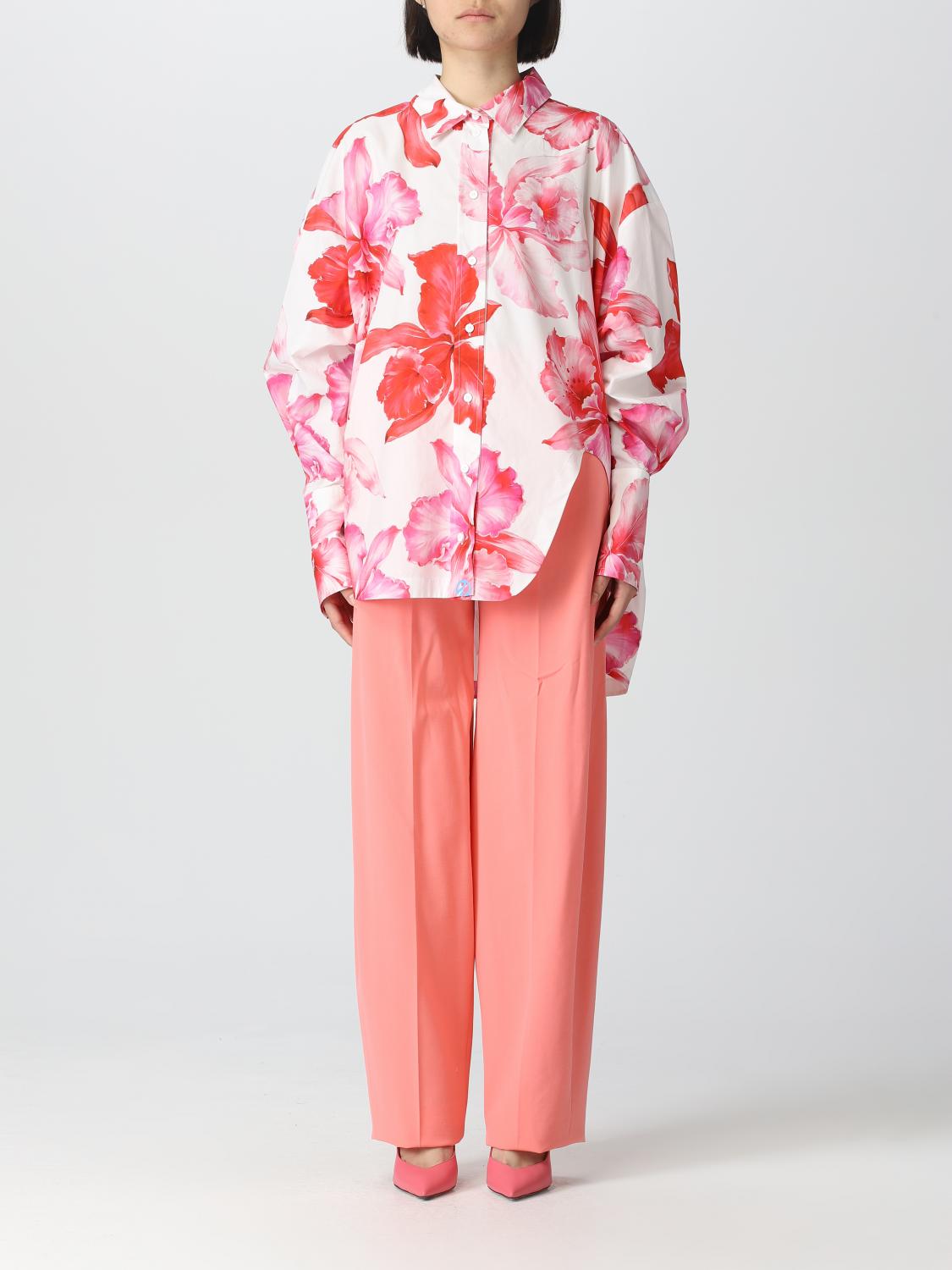 THE ATTICO CAMISA: Camisa mujer The Attico, Rosa - Img 1