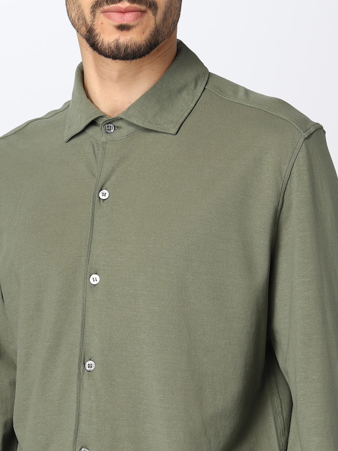 DRUMOHR CAMISA: Camisa hombre Drumohr, Césped - Img 3