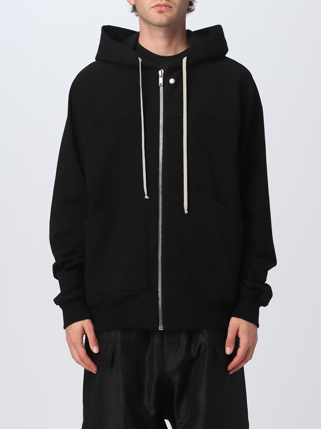 RICK OWENS SUDADERA: Sudadera hombre Rick Owens, Negro - Img 1