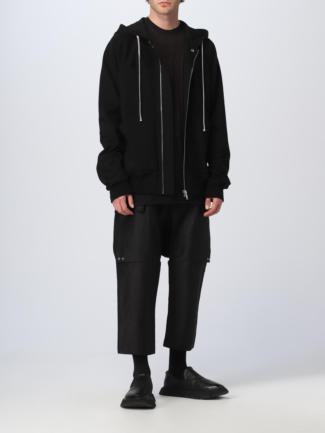 RICK OWENS SUDADERA: Sudadera hombre Rick Owens, Negro - Img 2