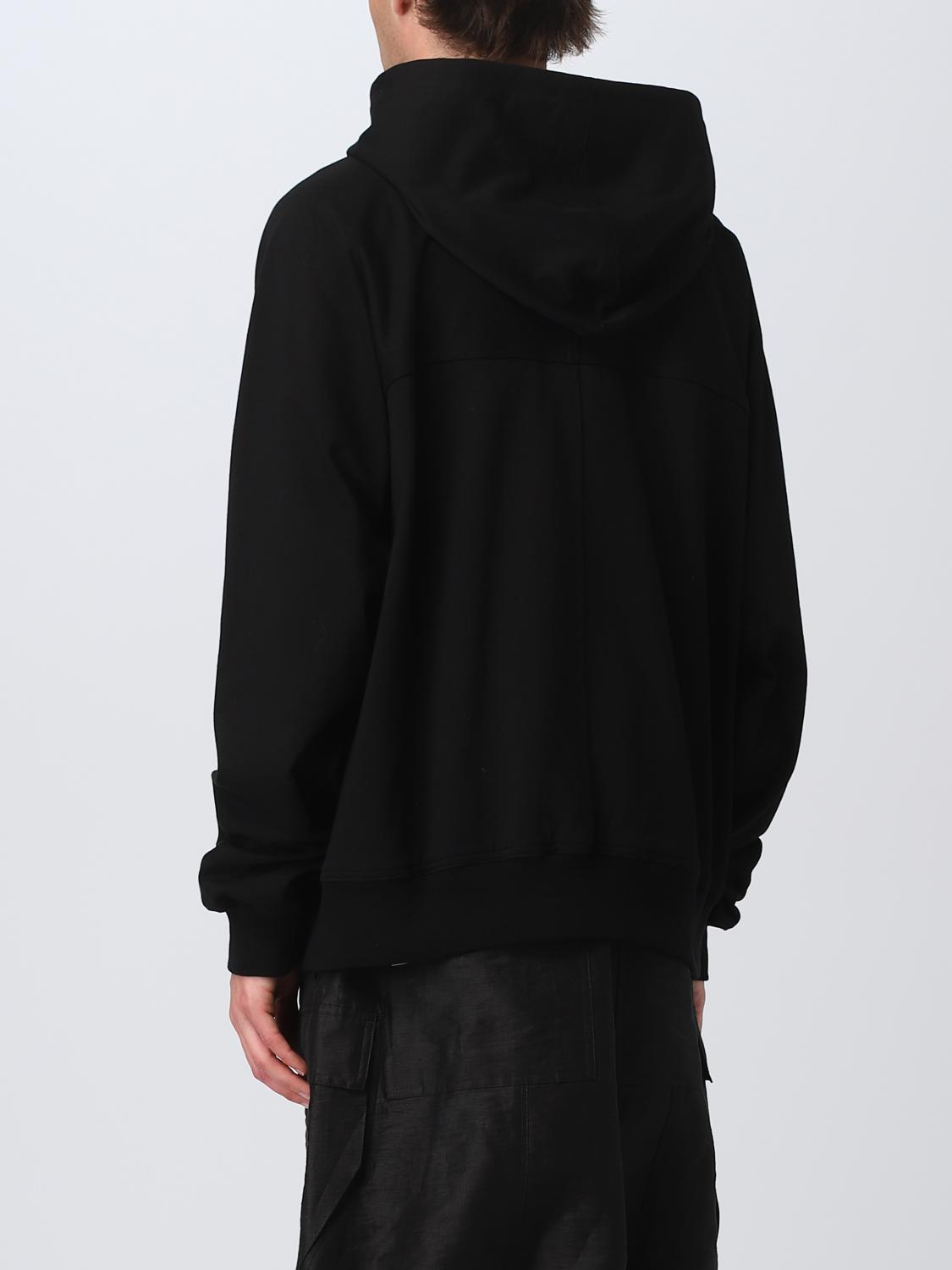 RICK OWENS SUDADERA: Sudadera hombre Rick Owens, Negro - Img 3