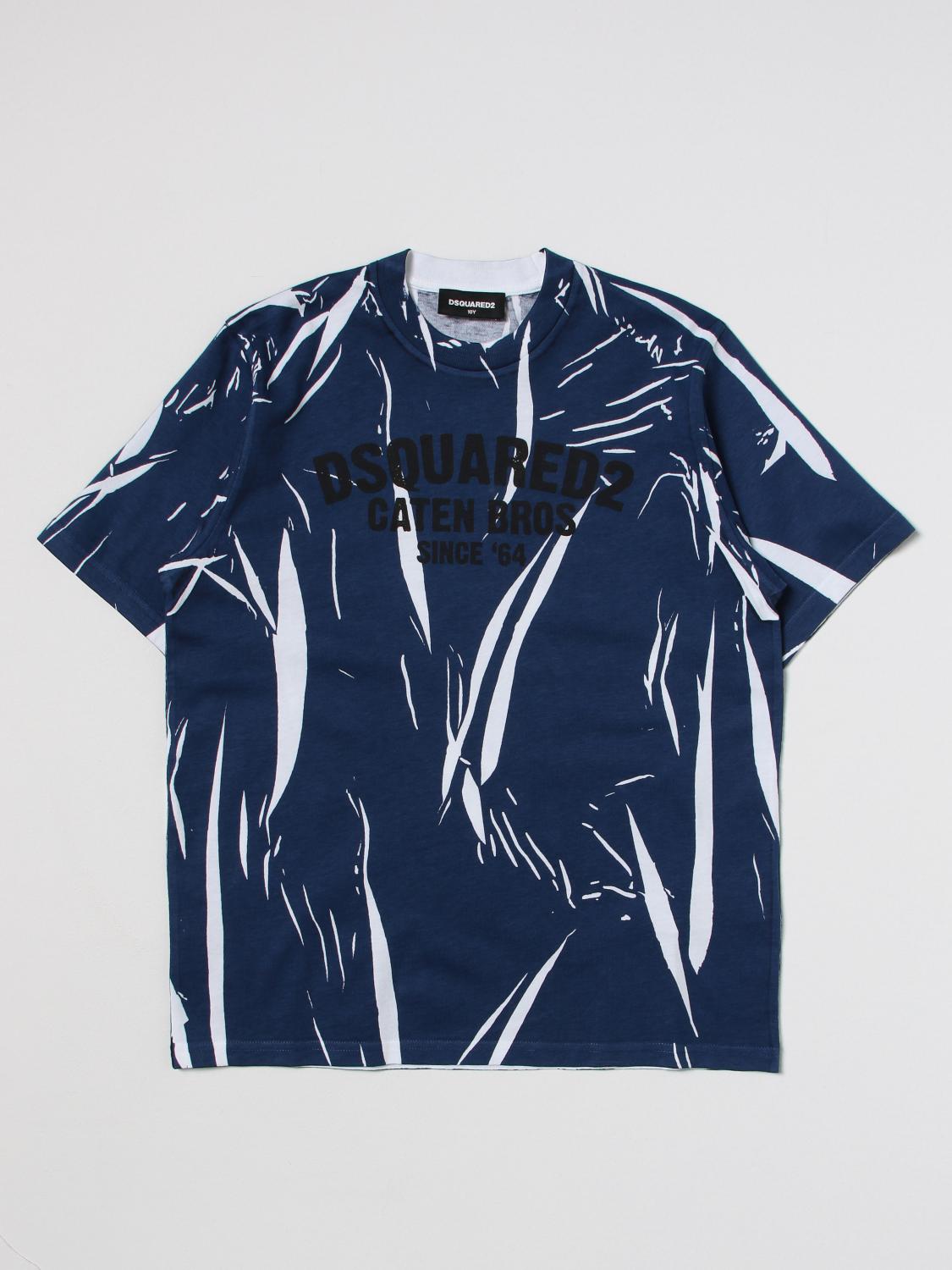 DSQUARED2 T-SHIRT: T-shirt kinder Dsquared2 Junior, Blau - Img 1