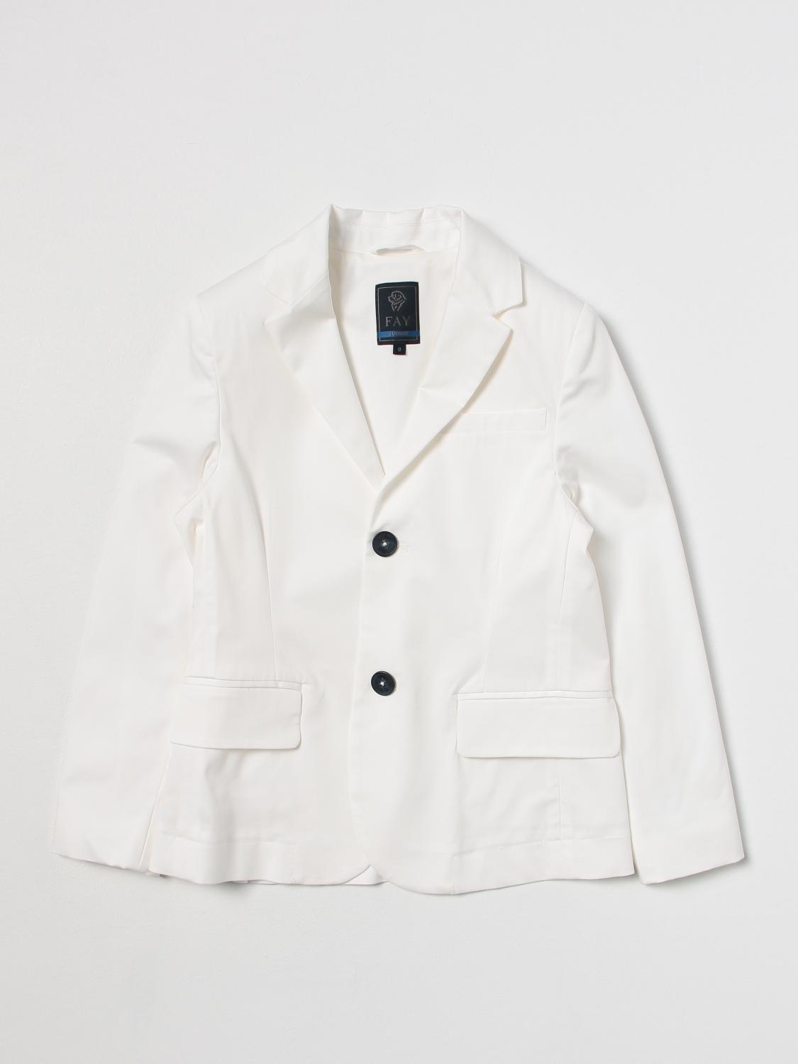 FAY JUNIOR VESTE: Veste enfant Fay Junior, Blanc - Img 1