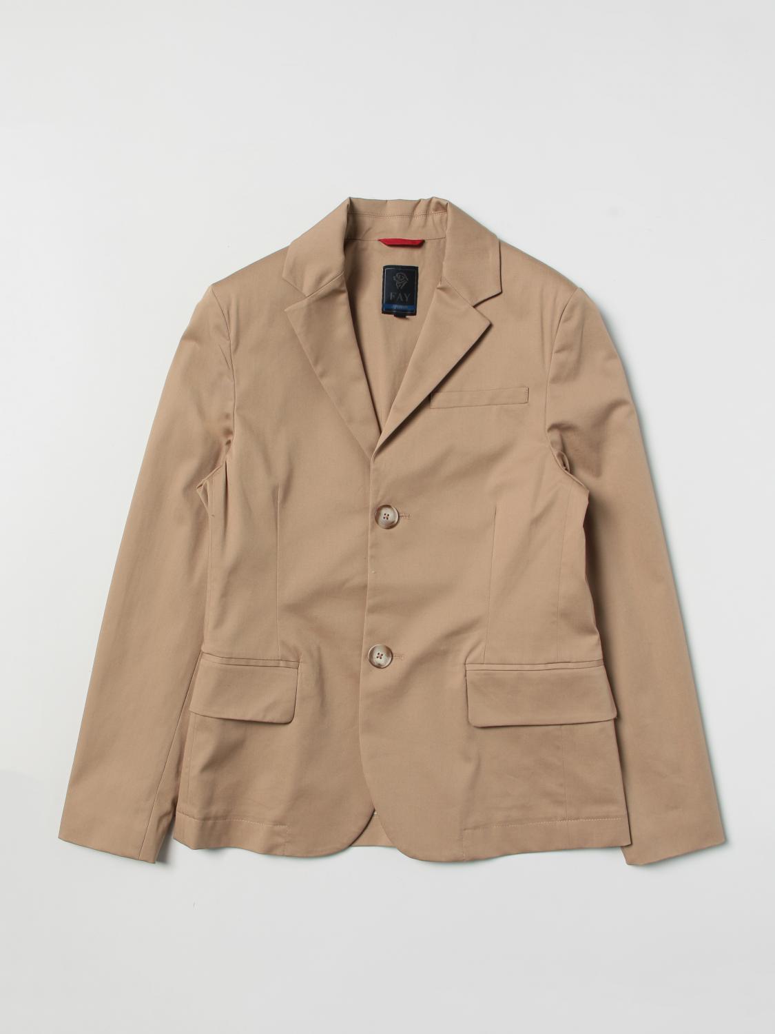 FAY JUNIOR JACKET: Jacket kids Fay Junior, Sand - Img 1