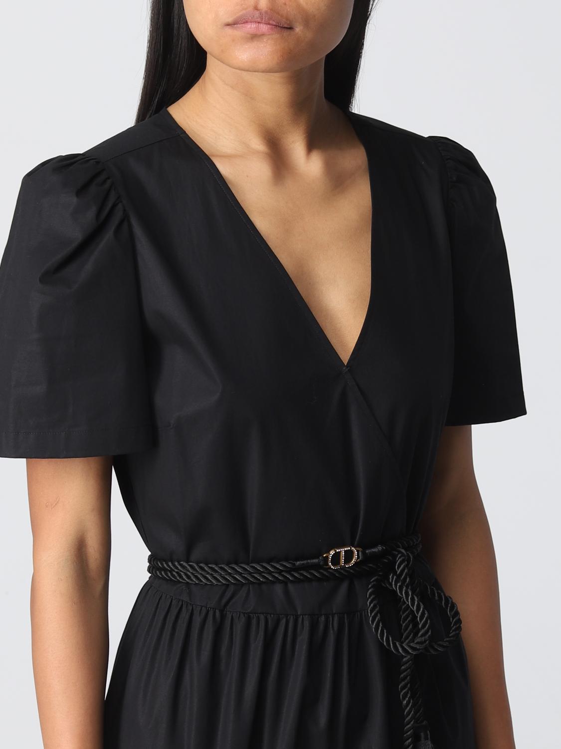 TWINSET VESTIDO: Vestido mujer Twinset, Negro - Img 3