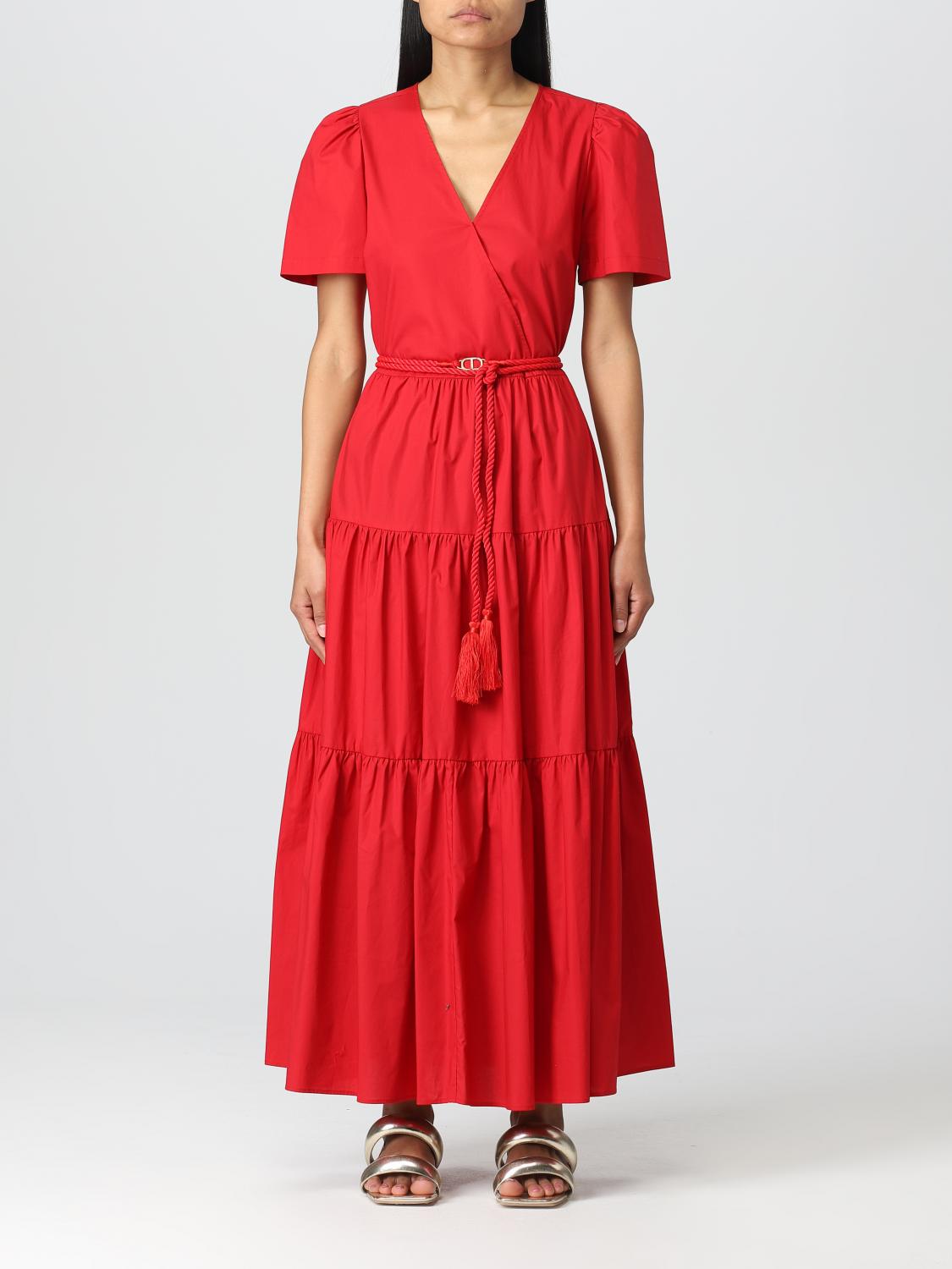 TWINSET KLEID: Kleid damen Twinset, Rot - Img 1