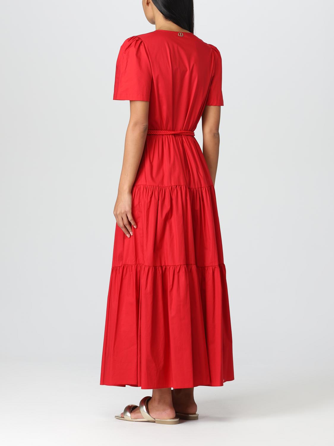TWINSET KLEID: Kleid damen Twinset, Rot - Img 2