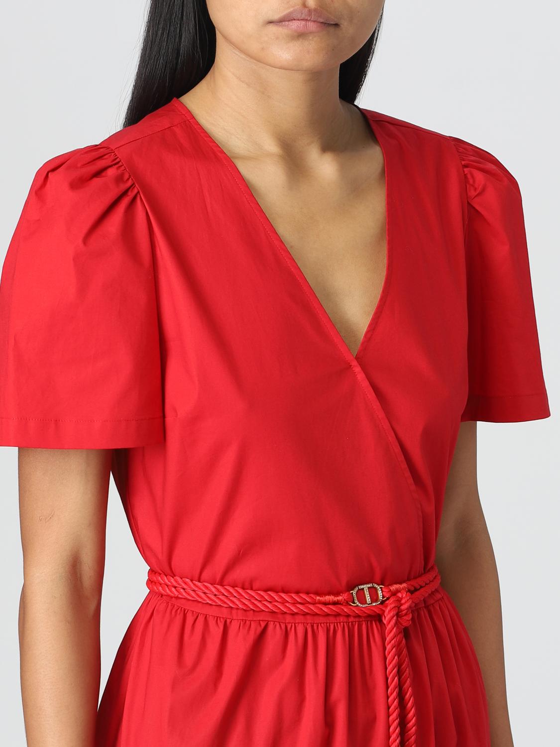 TWINSET KLEID: Kleid damen Twinset, Rot - Img 3