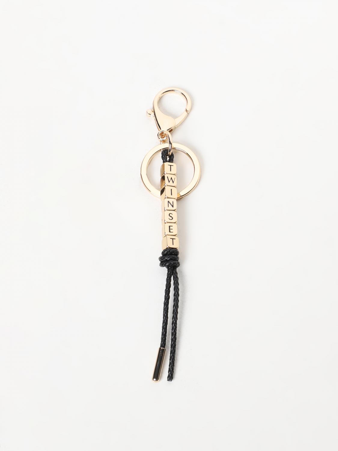 TWINSET キーホルダー: キーホルダー メンズ Twinset, ブラック - Img 1