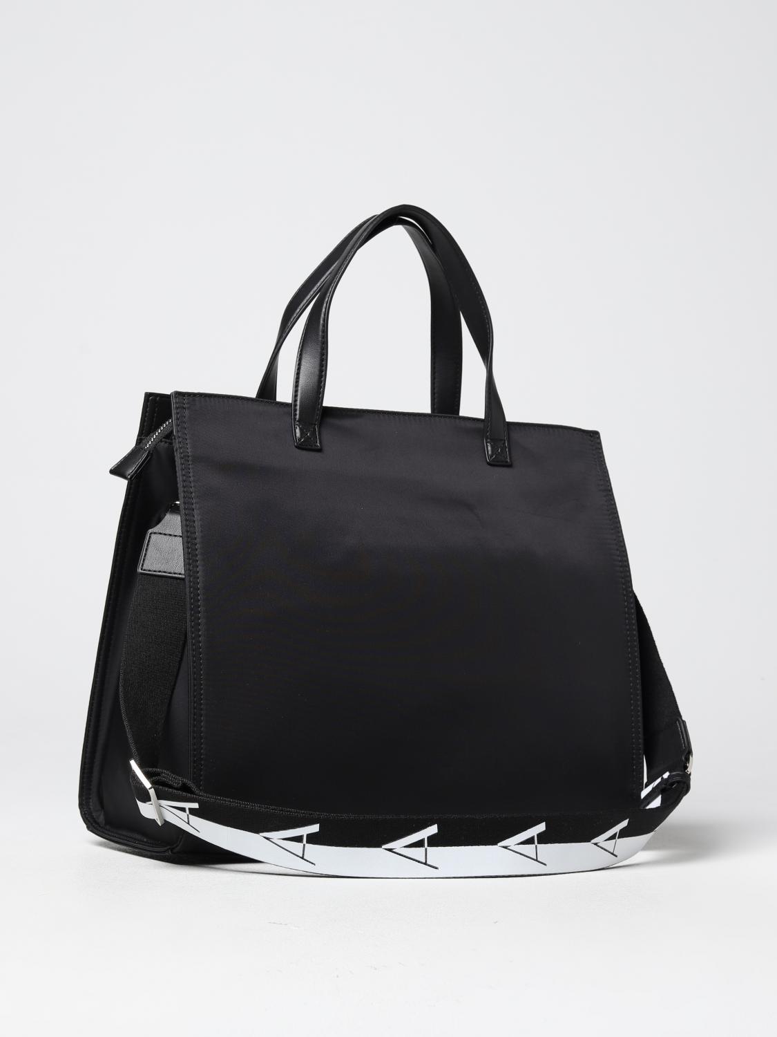 ACTITUDE TWINSET BORSA TOTE: Borsa Actitude Twinset in nylon, Nero - Img 2
