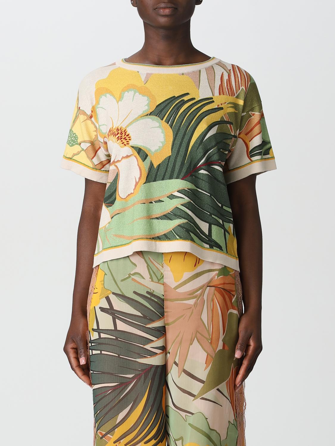 ACTITUDE TWINSET TOP: Blusa Actitude Twinset in cotone, Fantasia - Img 1