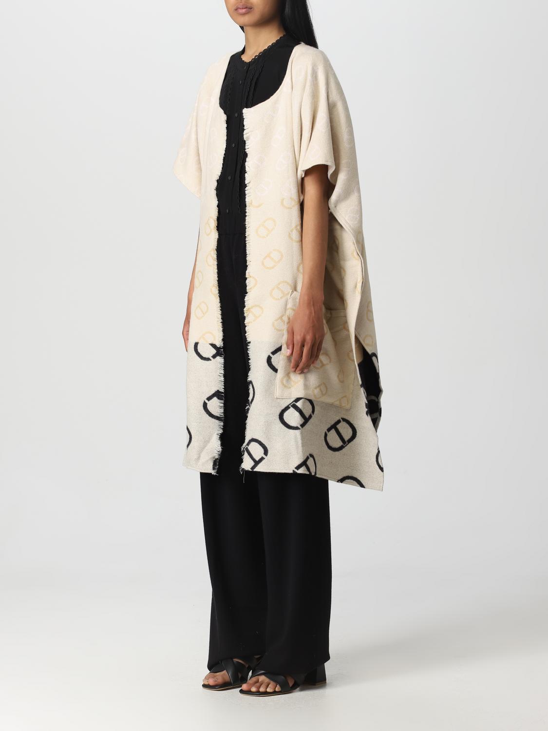 TWINSET SCIARPA: Sciarpa donna Twinset, Avorio - Img 3