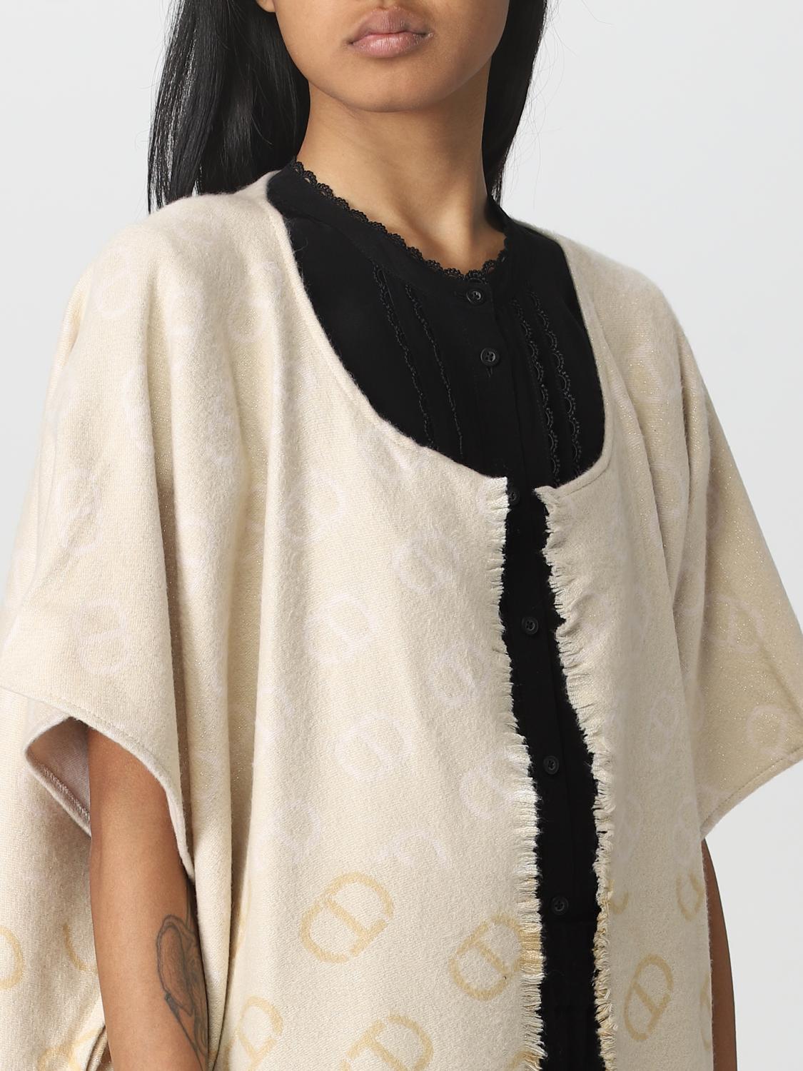 TWINSET SCIARPA: Sciarpa donna Twinset, Avorio - Img 4