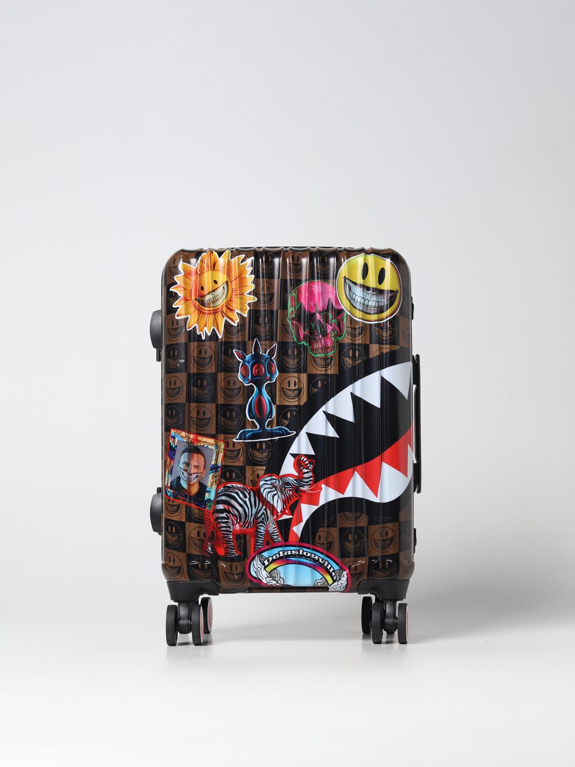 SPRAYGROUND KOFFER: Tasche herren Sprayground, Braun - Img 1