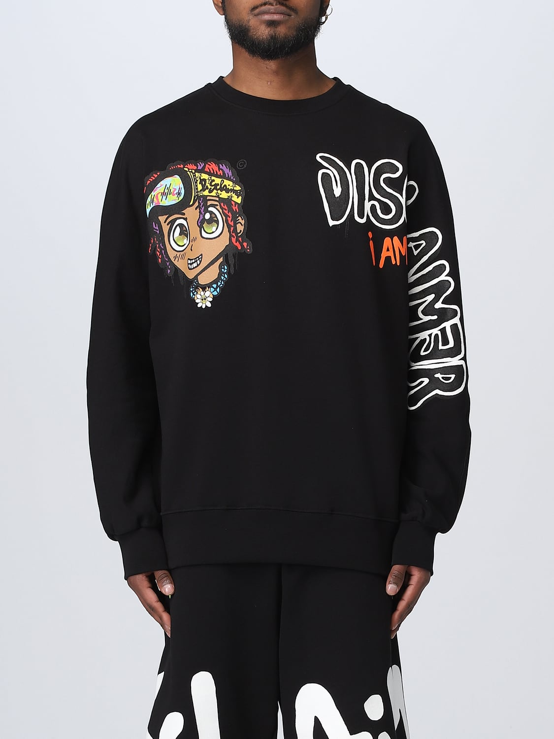 DISCLAIMER SUDADERA: Sudadera hombre Disclaimer, Negro - Img 1