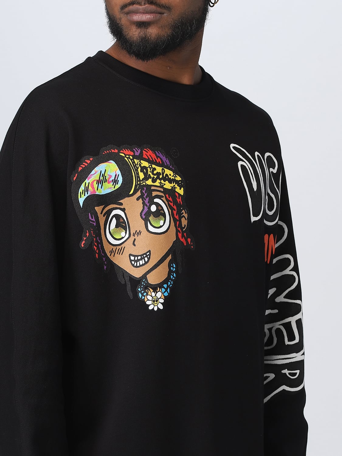 DISCLAIMER SUDADERA: Sudadera hombre Disclaimer, Negro - Img 3