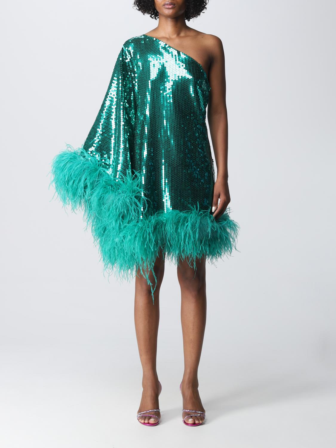 green emerald velvet dress Taller Marmo