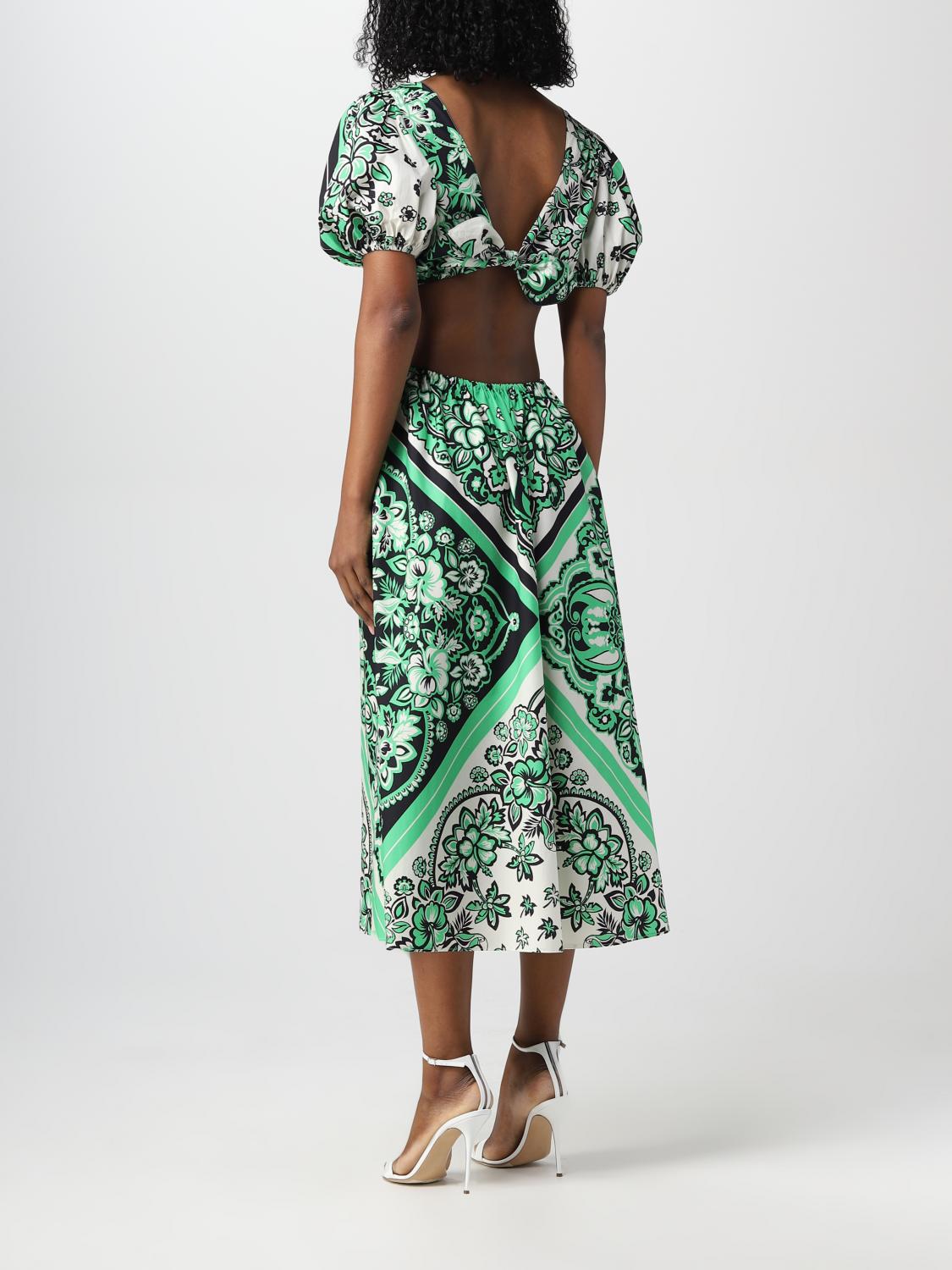 red valentino green dress woman - Emerald free socks