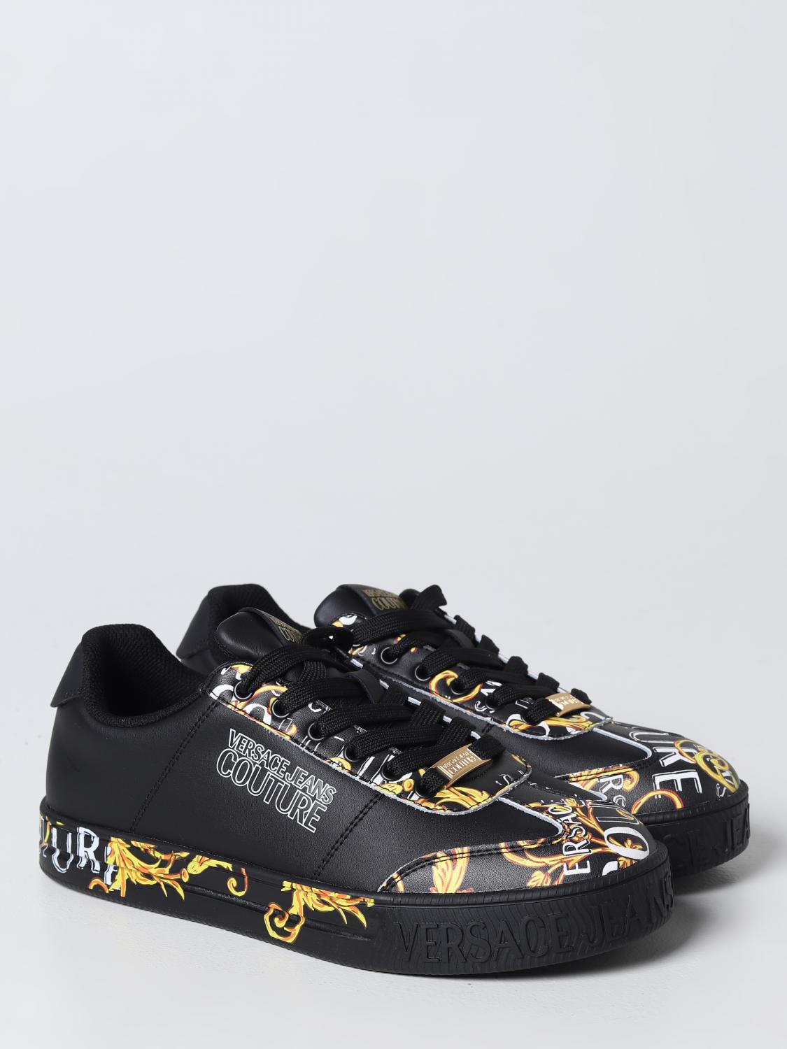 Versace Jeans Couture leather sneakers - Black | 74YA3SK6ZP263