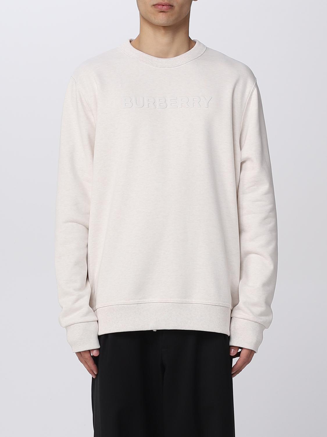 BURBERRY cotton sweatshirt White Burberry sweatshirt 8068710 online at GIGLIO.COM