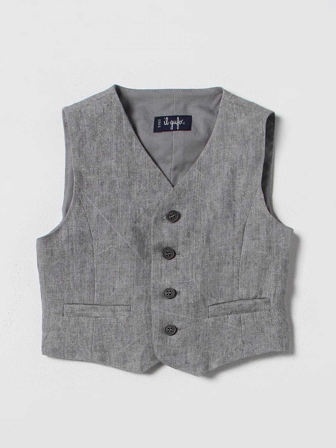 IL GUFO КУРТКА: Куртка Детское Il Gufo, Серый - Img 1