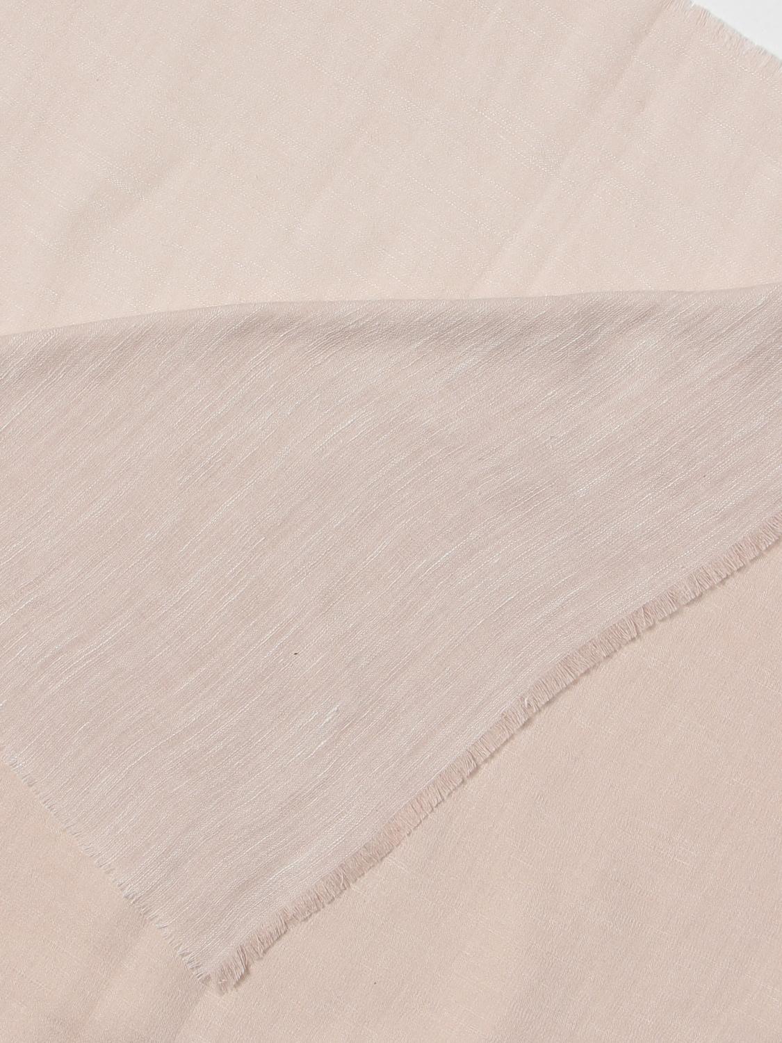 MAX MARA SCIARPA: Sciarpa Max Mara in misto seta con monogram jacquard, Beige - Img 3