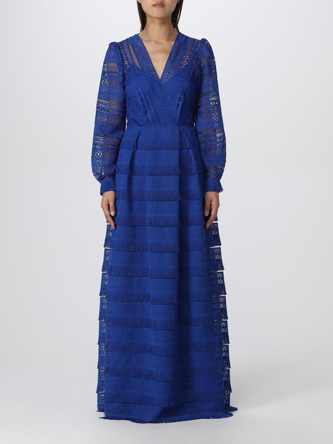 alberta ferretti blue lace dress Alberta Ferretti Dress woman - Blue | 04531635