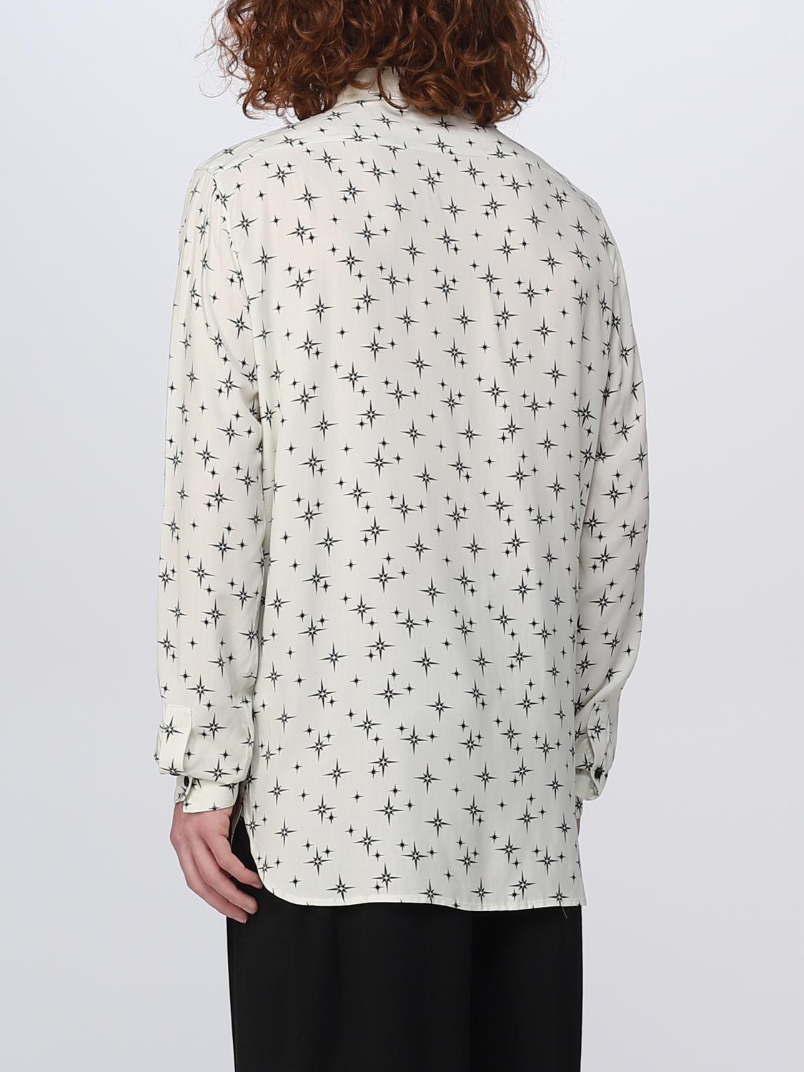 LANEUS CAMICIA: Camicia Laneus in seta stampata, Bianco - Img 2