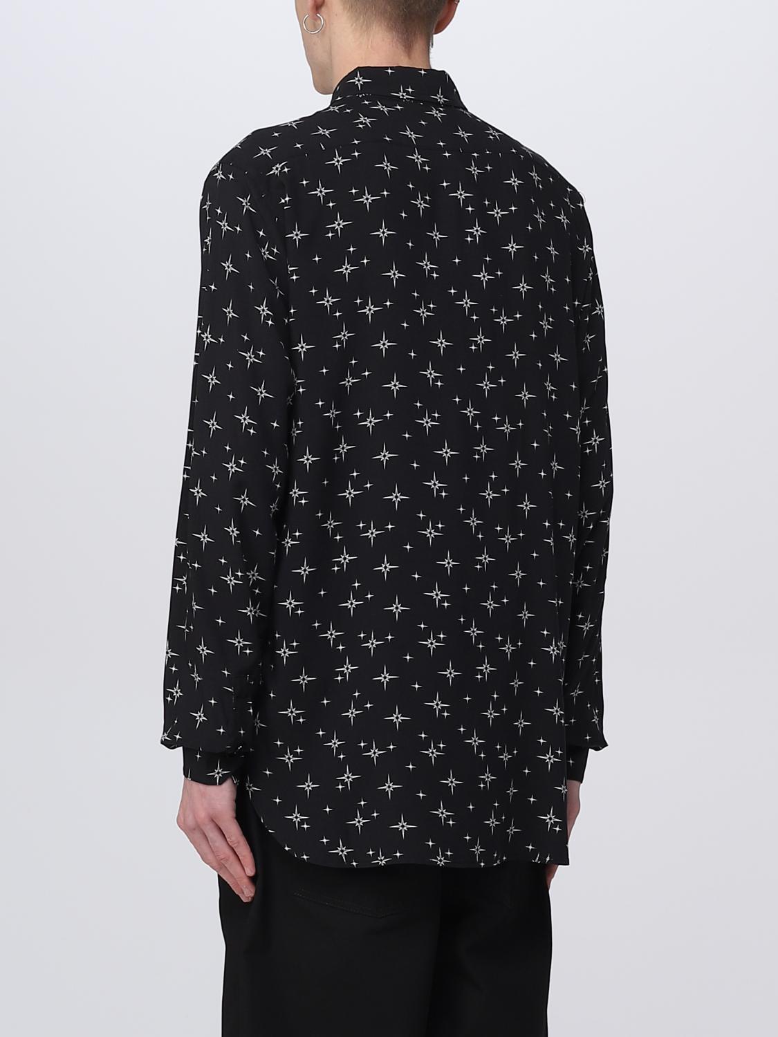 LANEUS CAMICIA: Camicia Laneus in seta stampata, Nero - Img 2