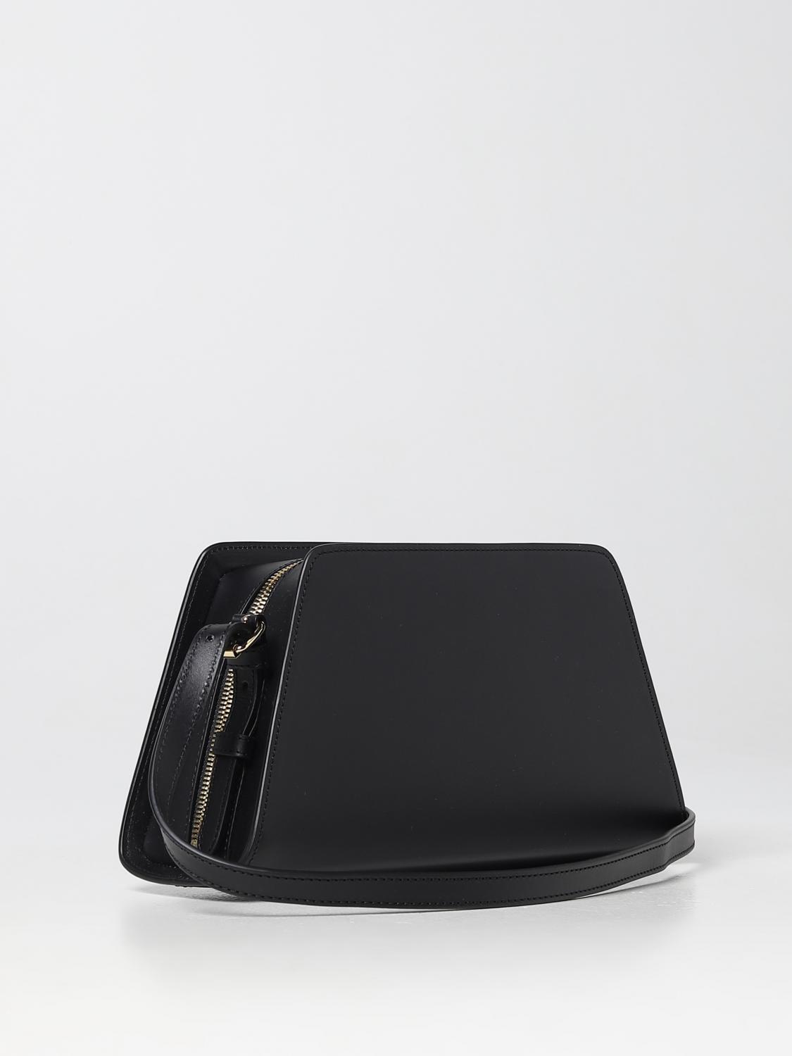 A.P.C. BORSA A TRACOLLA: Borsa Tetra A.P.C. in pelle, Nero - Img 2