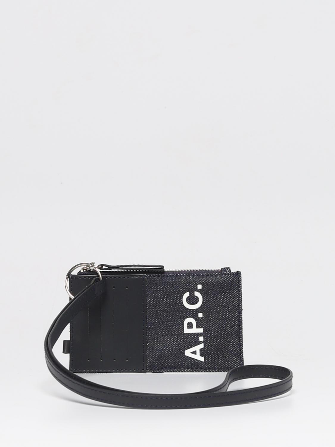 A.P.C. WALLET: Bags men A.P.C., Blue - Img 1